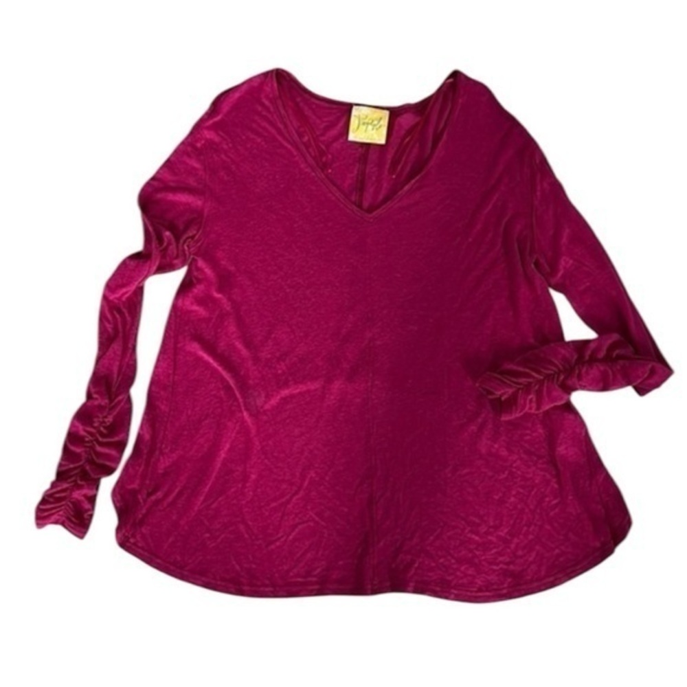 Free People size small hot pink oversized shirt